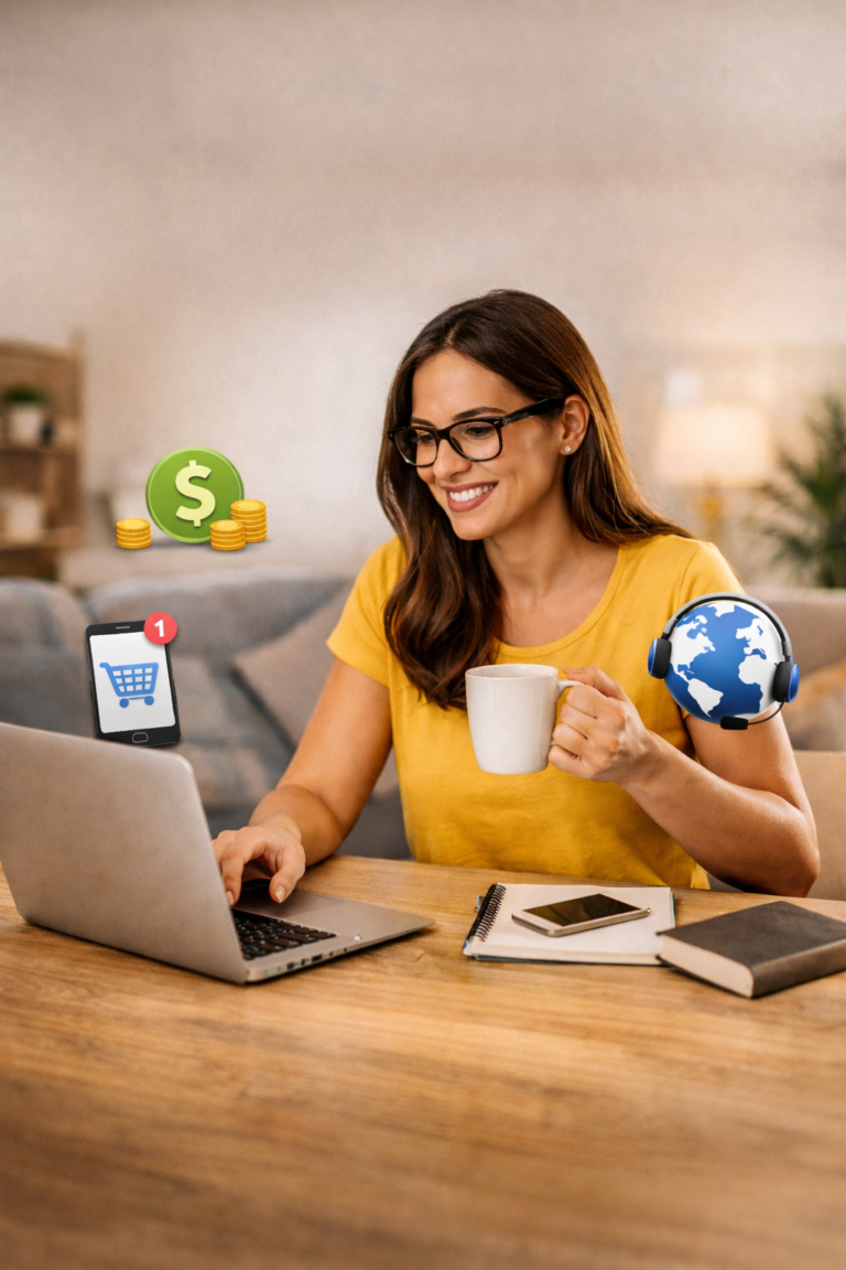 Cómo ganar dinero sin salir de casa