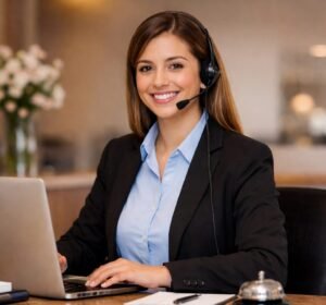 Trabajo como Recepcionista