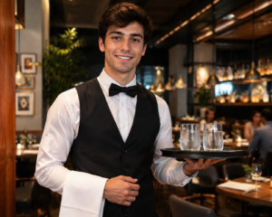 Camarero en Restalia o Areas