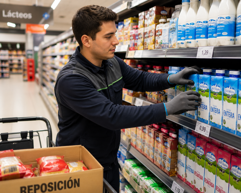 Reponedor en Aldi o Lidl